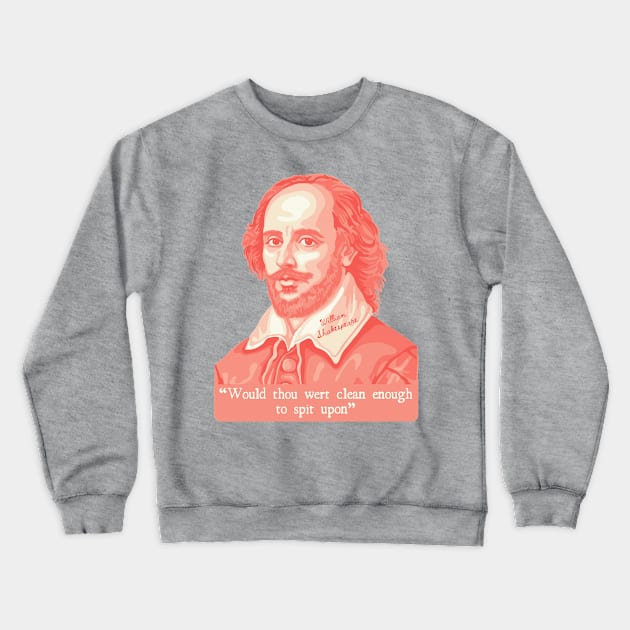 Shakespeare Insult Crewneck Sweatshirt by Slightly Unhinged